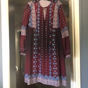Clover Canyon long sleeve boho dress